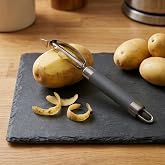 Multifunction Stainless Steel Potato Carrot Cutter Vegetable Slicer Potato Knife with Deconox Silicone Handle