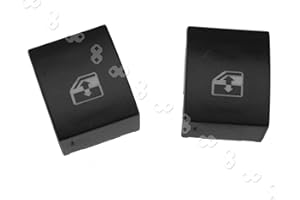 YINETTECH 2 pezzi auto auto elettrico finestra antenna su giù interruttore a bilanciere