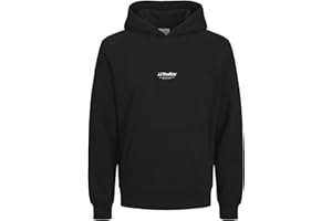 JACK & JONES Chłopięca bluza z kapturem Jjesoho Noos Mni, czarny, 122