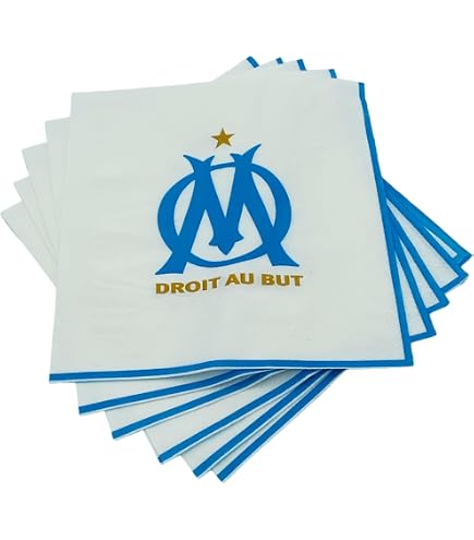 Guirlande Fanions OM Officielle Olympique De Marseille - 2,7 M - Décoration Supporters Foot