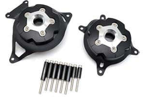 MZ-STORE Z800 Z750 Motociclo Accessori di Protettiva Coperchio del Motore per Z800 2013 2014 2015 2016 Z750 2008-2016(Argento)