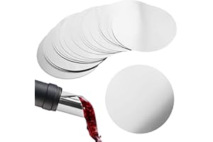 JRSHIRLEYLTD 22 unidades de vertedores de vino, ayuda para verter vino, ayuda para verter vino, ayuda para verter vino, reutilizable, sin goteo, para fundición elegante (plata)