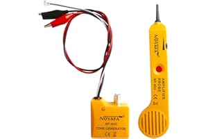 NOYAFA NF-805 - Kit generatore di toni, sonda e tracciamento del tono e tester per cavi per test di linea telefonica con collation di cavi di rete