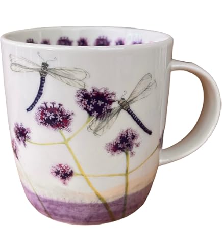 Alex Clark Japanese Anemones Flowers Mug - Wildflowers - Original Artwork - Cup For Nature Lovers - Gift Ideas - Perfect - View #2