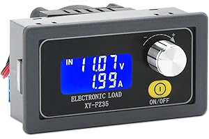 ARCELI Constant current electronic load power aging adjustable load module battery discharge capacity tester（5A 35W）