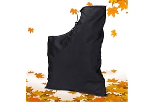 QURYGIN 60x44x35CM Laubsauger Fangsack Für Elektro, Aufbewahrungstasche Für Blätter Im Freien, Un-iversal Gartenteile Laubbläser Sack Ersatz, Vakuumbeutel Auffangbeutel Mit Reißverschluss Für Fallende Blätter