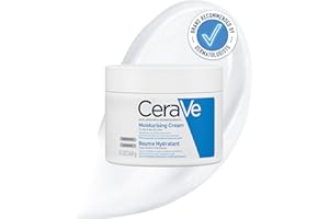 CeraVe Moisturising Cream Pot with 3 Essential Ceramides and Hyaluronic Acid for Dry to Very Dry Skin 340g