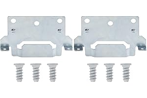 Spare Hardware Parts Pièce de rechange pour cadre de lit Ikea 116791 (plaque de montage) et 105307 (vis)
