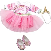 7-teiliges Puppenkleidung Set Für 17cm Puppen - Süße Outfits Mit Zubehör