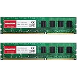 【DDR3 RAM】 Gigastone RAM de Bureau RAM 16Go (2x8Go) DDR3 16Go DDR3-1600MHz PC3-12800 Unbuffered Non-ECC 1.5V CL11 UDIMM 240-P