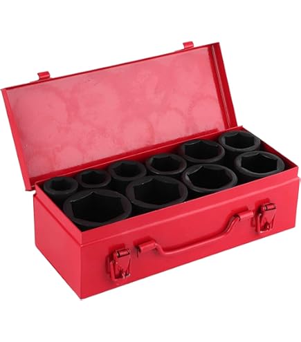 Schlagschrauber Nüsse 3/8 10-24 mm Sechskant 10-tlg. Steckschlüssel-Satz