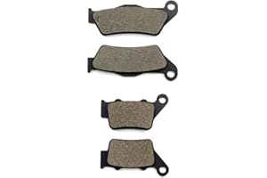 SOMMET Motorrad Bremsbeläge Vorne + Hinten für KTM LC4-E 640 Enduro/Supermoto/Adventure R (2000-2006)