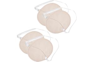 GORGECRAFT 2 Paire de Coussinets Anti-Transpiration Réutilisables pour L'Été,Absorbant la Transpiration,avec Bandoulière,Lavables,Anti-Transpiration,Absorbants,Déodorants,Boucliers pour Femmes Hommes