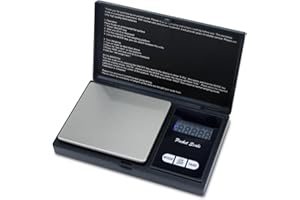 INTIRILIFE Bilancia Tascabile Digitale 500g in Nero - Bilancia di precisione Elettronica con Funzione di Tara e Display LCD - Bilancia di Estrema precisione per Monete, Gioielli, Oro, Cucina