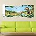 Produktbild begly (TM) 3D Dinosaurier Wand Aufkleber JURASSIC PARK Home Dekoration 1460. DIY Cartoon Wohnzimmer Tiere Print Aufkleber Wandbild Art Poster 5,5