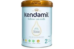 (2x900g) Kendamil Follow-On Milk 2-Pack, Stage 2, 6-12 Months – British Made, Whole Milk Formula – Vegetarian, No Palm Oil, No GMOs – with Omega 3 DHA, Omega 6 ARA and Prebiotics