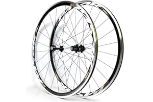 ZECHAO Jaquette à vélo de Route 700C,CV Roues de vélo de Course de Frein Libération Rapide Jantes à Double paroi de 30 mm for 7-8-9-10-11 Vitesse Roues de Cyclisme Wheelset