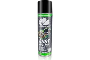 AABCOOLING 1x Rust Off Ice 500ml - Profesjonalny Odrdzewiacz, Środek antykorozyjny, Zamraża i Penetruje, Usuwa Rdzę Korozję, Eliminacja rdzy, Ochrona przed rdzą, Zamrażacz do zardzewiałych śrub