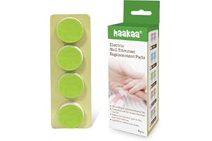 haakaa Elektriska ersättningsdynor för nagelfil, lämpliga för 6–12 månader