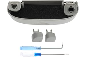 THE LORD OF THE TOOLS Etui na okulary przeciwsłoneczne z narzędziami instalacyjnymi kompatybilne z Toyota CHR, Corolla, RAV4, Yaris, Camry, pudełko do przechowywania okularów przeciwsłonecznych, organizer do przechowywania akcesoriów wewnętrznych, szare