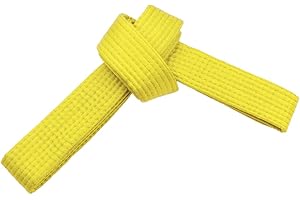 SHIHAN Karate Belt YELLOW,Extra Small Kids, Junior Special Kids size Easy Tie (160cm) Length For CHILDREN, Karate, Kickboxing, Shotokan, Shito-Ryu, Goju Ryu, All Styles Of Martial Arts