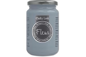 FLEUR DESIGNER'S PAINT | Pittura ad Acqua, Effetto Gesso Naturale, Extra Opaca, Fleur Chalky F57, Colore French Mood, Made in Italy, Formato da 330 ml