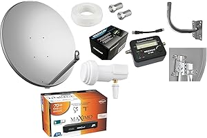 TELES KIT SAT SATELLITE COMPLETO TIVU' SAT CON DECODER+SMART CARD