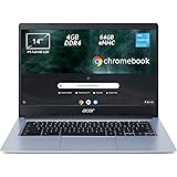 Acer Chromebook 314 CB314-1H-C15P Notebook, Pc Portatile, Processore Intel Celeron N4020, Ram 4 GB DDR4, eMMC 64 GB, Display 