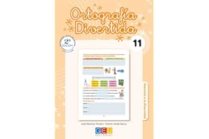 Ortografía divertida 11 / Editorial GEU / 4º Primaria / Mejora la ortografía / Recomendado como apoyo / Con actividades sencillas de repaso: Cuaderno ... Primaria (Ortografia Divertida para Niños)