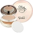 Glam21 Oil Control Sleek & Soft 2-in-1 Compact Powder 20g| Sweat & Waterproof Long Lasting Makeup with Vitamins E & C| Vanilla