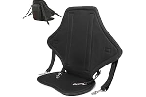 Weduspaty Sedile in Canoa, Sedile in Kayak con Supporto per Nylon a Supporto di Nylon/Canoa con Ganci a Scatto e deposito per Esterno