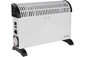 RAYDAN 0 Convector con Turbo y Temporizador 2000W