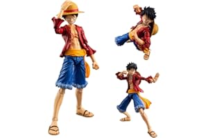 TONGYUNDACHENG Anime Monkey D. Rufy Action Figure PVC carattere modello intercambiabile faccia mobile figura statuetta ornamenti da collezione 17CM