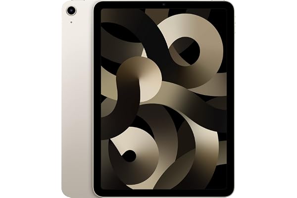 2022 Apple iPad Air (10.9-pouces, Wi-Fi, 64 Go) - Lumière Stellaire (Reconditionné)