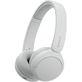 Sony WH-CH520 Kablosuz Bluetooth Kulaklık - Hızlı Şarj Fonksiyonlu 50 Saate Kadar Pil &Ouml;mr&uuml;, Kulak &Uuml;st&uuml; Modeli - Beyaz