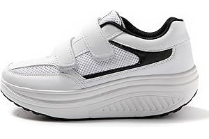 JOMIX Zapatillas Deportivas Mujer Basculantes Sneakers Zapatos Mecedores Cómodos Adelgazar Caminata Tenis Running Jogging Fitness