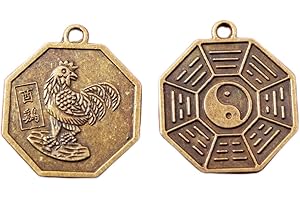 FENGSHUISALE Símbolo chino Tai Chi Pakua Feng Shui colgantes w cinco Element hilo w bolsa de regalo y1043