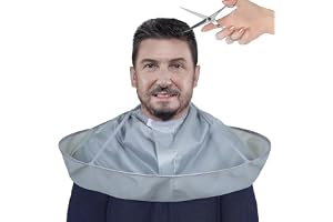 Paraply hårklippningskappa 60 cm hårklämmor fångarkappa justerbar hals barberare styling cape vattentät vikbar hårsalong tillbehör för hem barbershop frisyr färgpermanent (1 st)