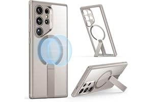ESR Etui do Samsung Galaxy S24 Ultra ze stojakiem, kompatybilne z MagSafe, magnetyczne etui do Samsung Galaxy S24 Ultra, 3 tryby stania, wojskowa ochrona, odporne na uderzenia etui ochronne,