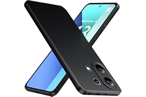 TesRank Funda para Xiaomi Redmi Note 13 4G (no para 5G) Case Ultrafina, Carcasa Suave TPU Case Silicona Redmi Note 13 4G Flexible [Anti Huella] [Resistente Arañazos] [Ultraligero]-Negro