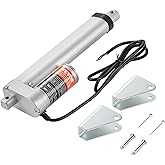 VEVOR Actionneur Linéaire 12 V, Actionneur de Mouvement Linéaire 150 mm 330 lb/1500 N 5 mm/s avec Support de Montage et Prote