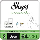 Sleepy Natural Ultra Hassas G&uuml;nl&uuml;k Ped Uzun 64 Adet Ped