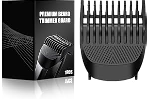AMORKA Replacement Trimmer Guards for MANSCAPED THE BEARD HEDGER, 20 Different Length-setting (0.5mm to 10mm max.) Comb Attachment Cutting Guide Compatible with Manscaped Beard Trimmer Guards
