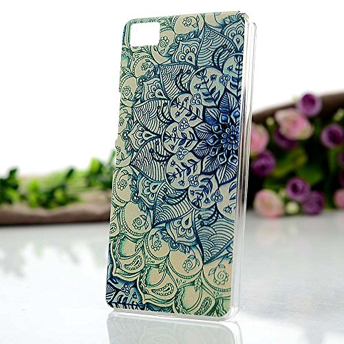Funda BQ AQUARIS M5  BQ AQUARIS M5 Carcasas   Lanveni Funda Ultrafina Elegante PC Rigida Anti-rasgu  e   Transparente Protective Case  Patr  n de Totem 