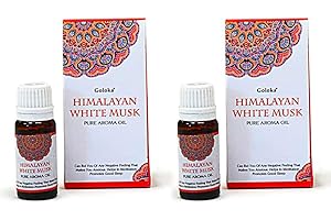Aromasenses.- 2 unidades Aceite Esencial White Musk Puro Goloka 10 ML (Almizcle Blanco)