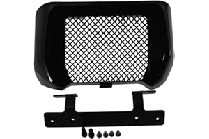 HDBUBALUS Motorcycle Oil Cooler Cover Case with Bracket Fit for Harley Touring Road King Road Street Glide Freewheeler FLHR FLHX 2017-2020 Black