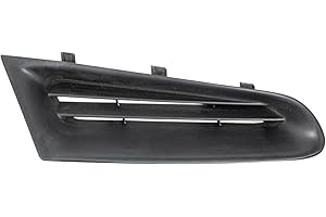 FINAO AUTOPARTS® - Rejilla de rejilla para parachoques negra izquierda para Clio 3 III