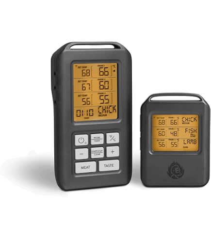 Thermomètre De Cuisine OBEST - Sonde Pliable, Alarme Haute Température, écran Rétroéclairé | Pour Viande, Barbecue, Four - 3