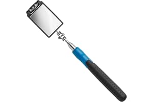 HÖGERT TECHNIK Hogert Rectangular Inspection Mirror with LED Light - HT4R504