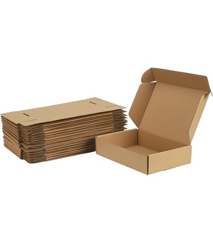 Lot De 25 Boîtes Postales En Carton - Dimensions 15 X 15 X 6 Cm (150x150x60 Mm) | Boîtes De Rangement Emballage